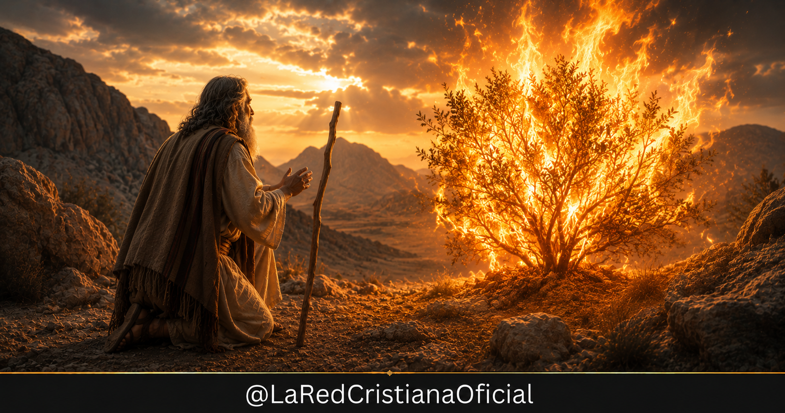 Moisés zarza ardiente — cuando Dios interrumpe tu vida ordinaria con Su llamado